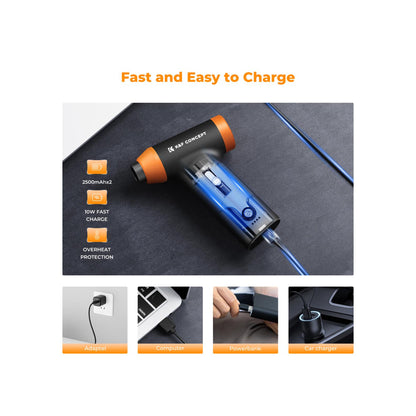 K&F Concept 14-in-1 Electric Air Duster & Vacuum – 150,000RPM