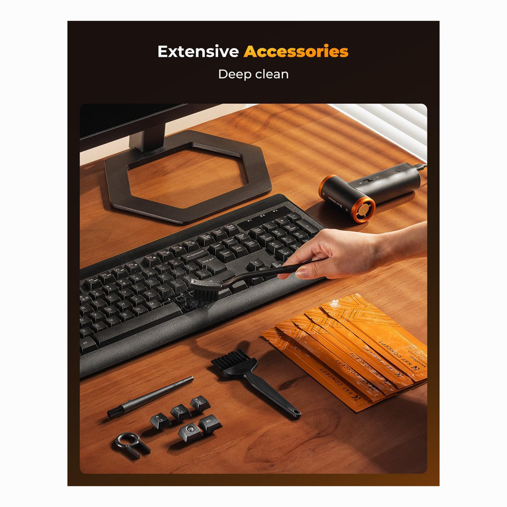 K&F Concept 2-in-1 Magnetic Compressed Air Duster, Electric Air Duster (KF08.074)