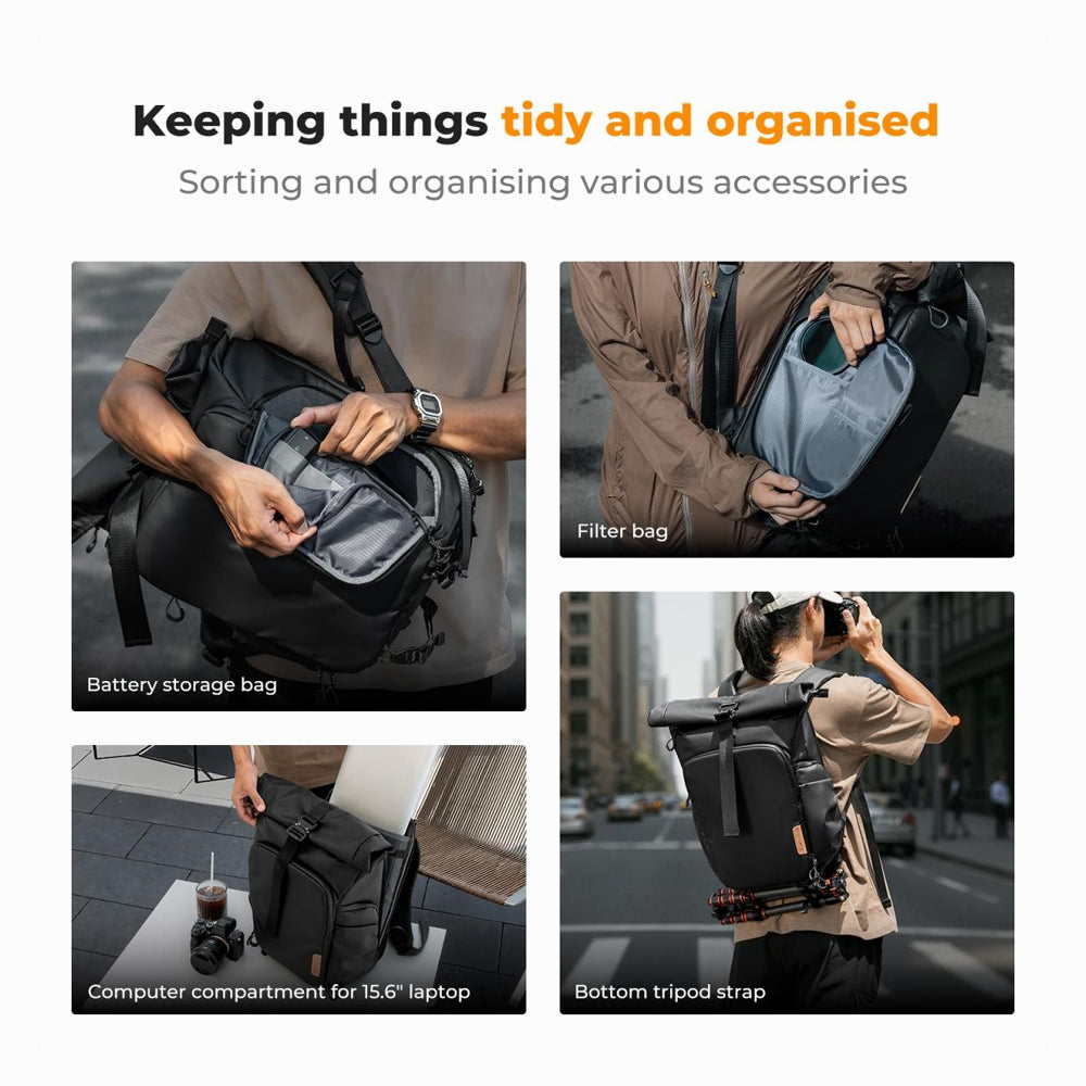 K&F Concept 20L Camera Backpack Nature Wander 11 Black (KF13.173)