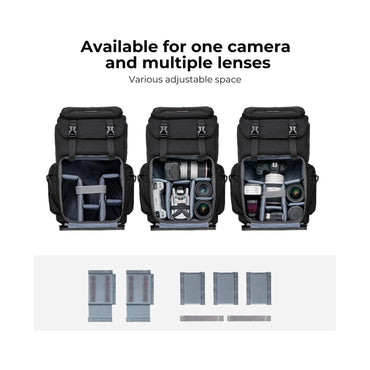 K&F Concept 25L Hard-Shell Camera Backpack with Laptop Compartment – KF13.098V6