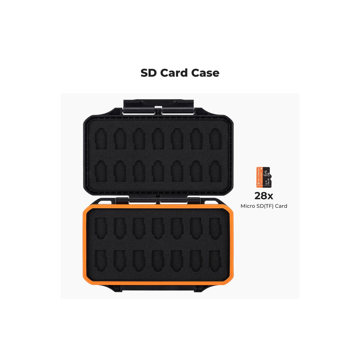 K&F Concept 28-Slot MicroSD Memory Card Case – KF31.107