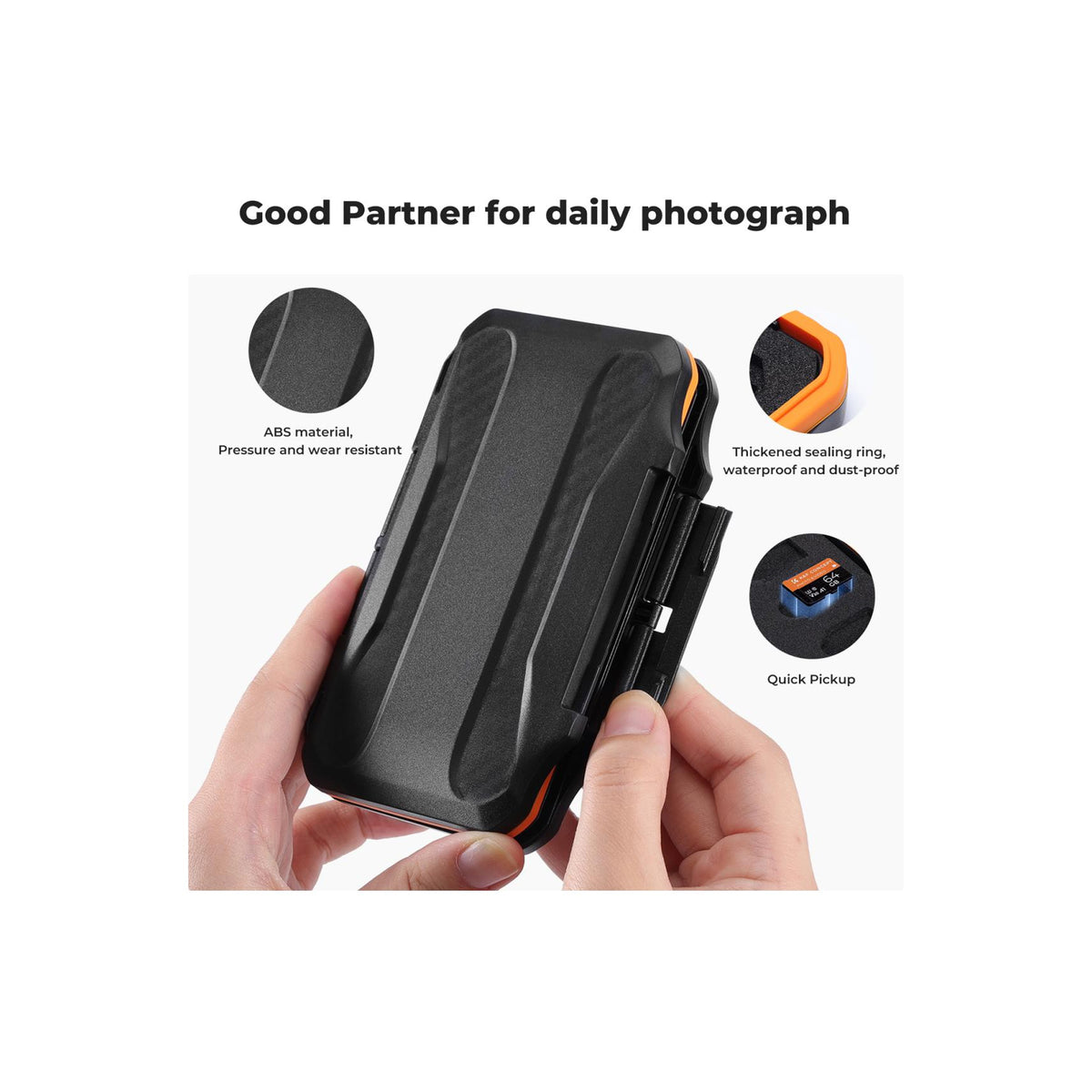 K&F Concept 28-Slot MicroSD Memory Card Case – KF31.107