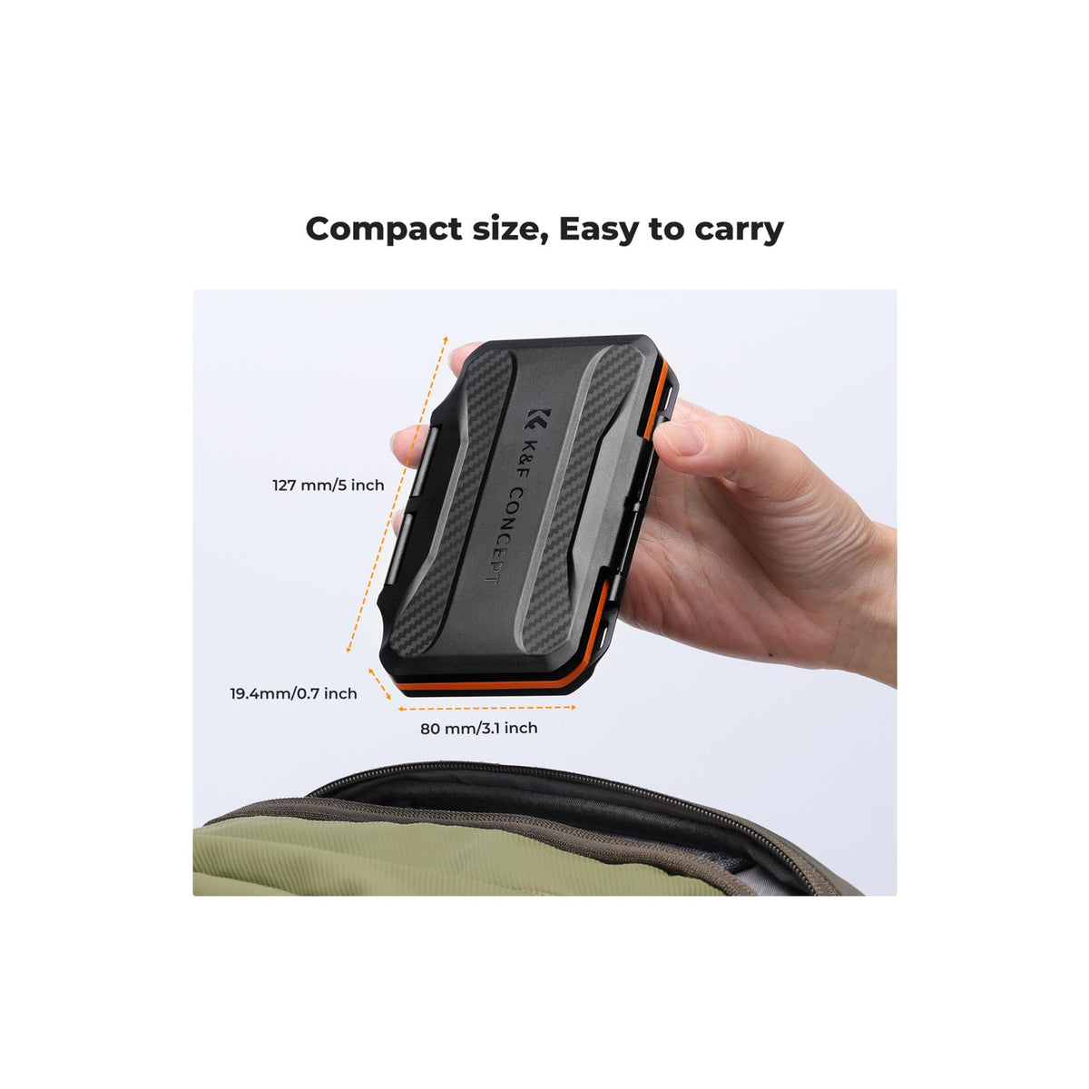 K&F Concept 28-Slot MicroSD Memory Card Case – KF31.107