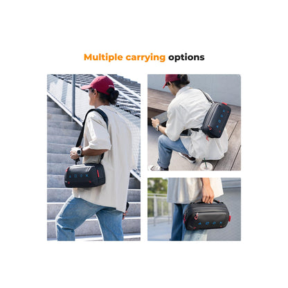 K&F Concept 4L Portable Gaming Console Sling Bag with 8 Card Slots – KF13.226