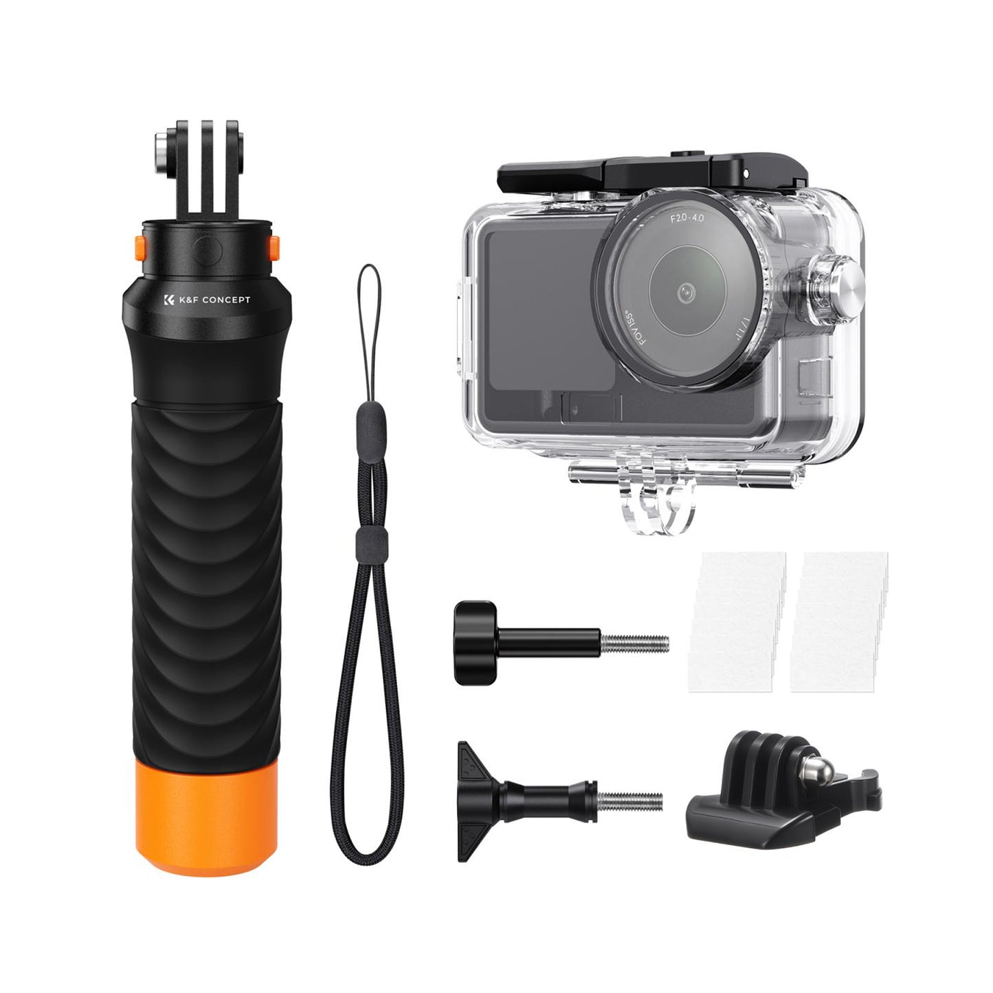 K&F Concept 60m Waterproof Case & Floating Handle Kit for DJI Osmo Action 6 – KF12.0049