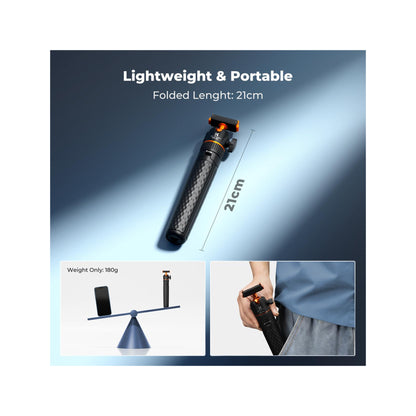 K&F Concept 65cm Magnetic Quick-Release Tripod for DJI Osmo Nano & Action 6 – KF09.181