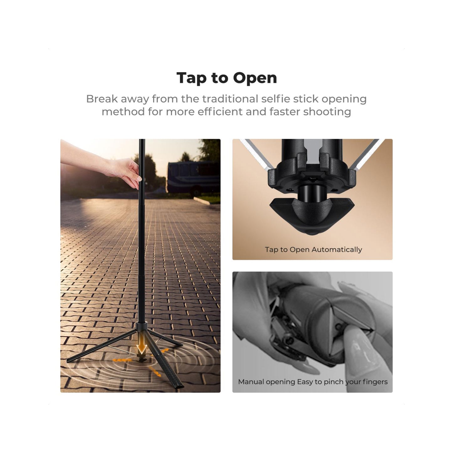 K&F Concept 71" AI Face-Tracking Tripod & Selfie Stick – KF15.0013