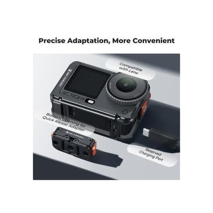 K&F Concept Aluminum Camera Cage for DJI Osmo Action 6 – KF12.0026