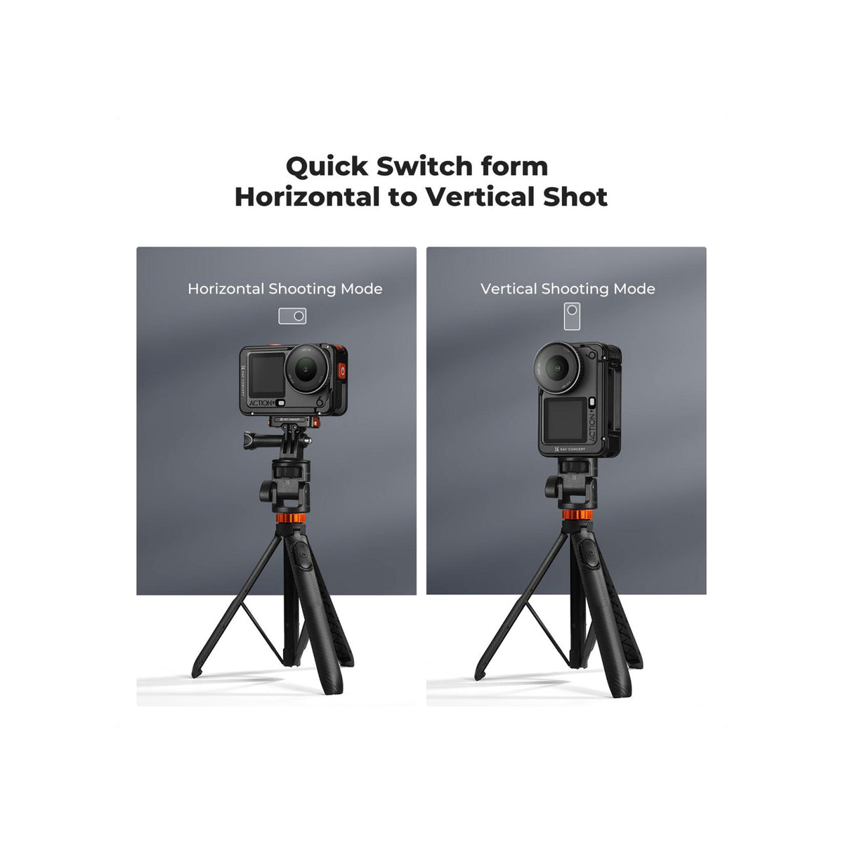 K&F Concept Aluminum Camera Cage for DJI Osmo Action 6 – KF12.0026