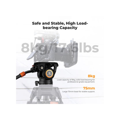 K&F Concept BV40 Fluid Video Head 8kg – KF31.124