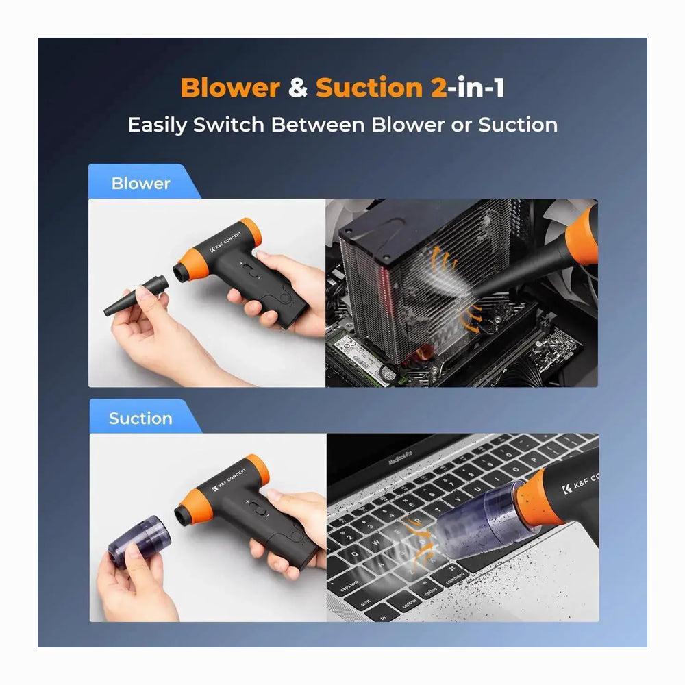 K&F Concept Blower & Suction 2 in 1 Compressed Air Duster-KF08.069