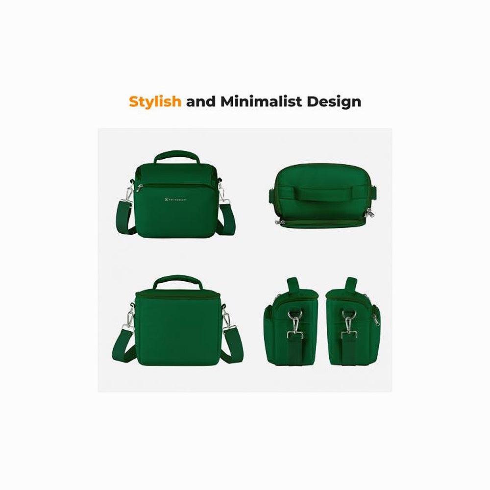 K&F Concept Camera Sling Bag Small Crossbody Camera Case - Sling Bag5L Urban Wander 05 (Green)KF13.179V8