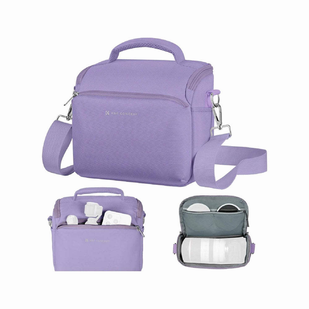 K&F Concept Camera Sling Bag Small Crossbody Camera Case - Sling Bag5L Urban Wander 05 (Purple)KF13.179V7