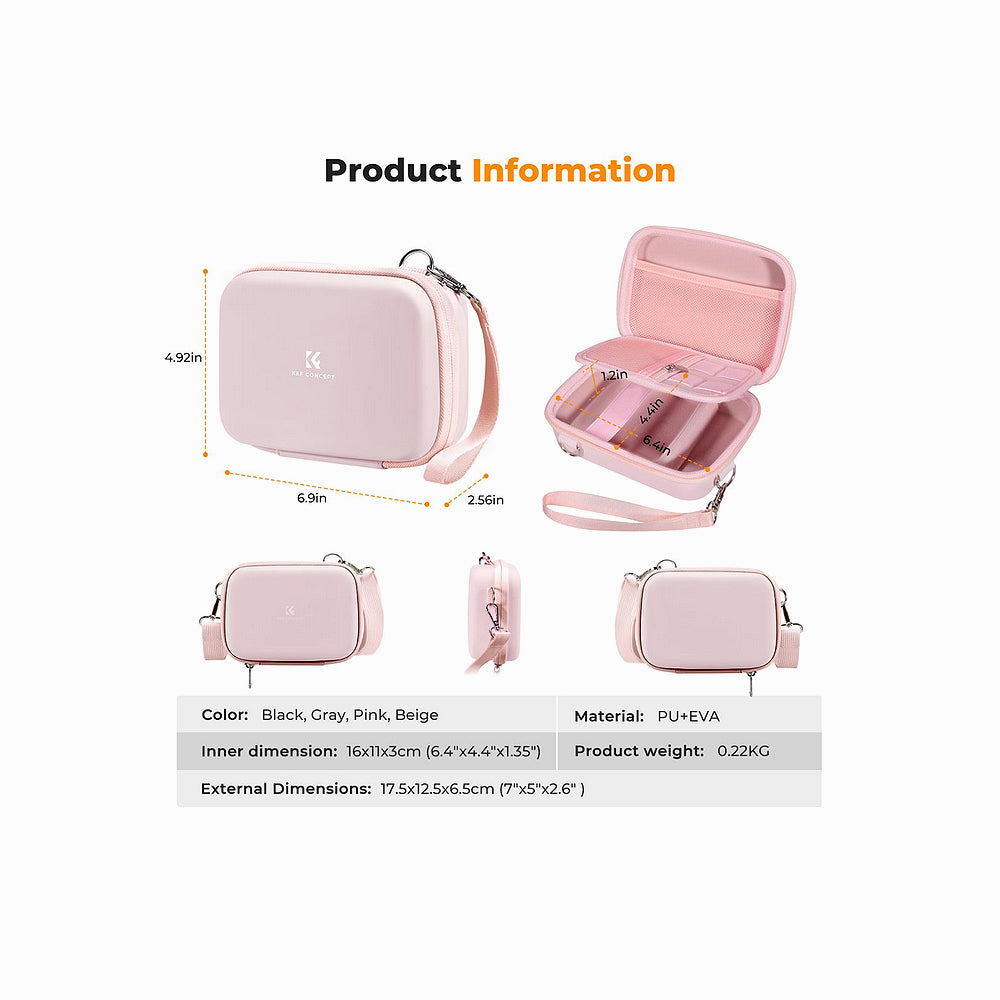 K&F Concept Digital Camera Case (Pink)KF13.167V2
