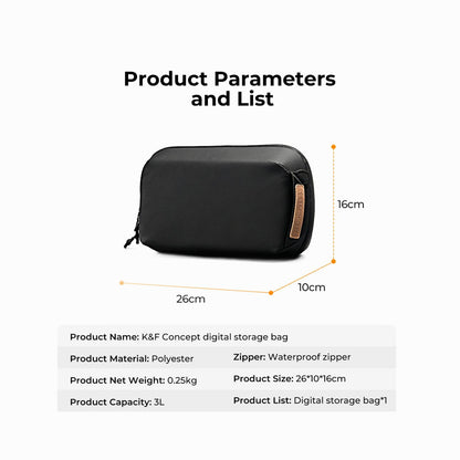 K&F Concept Digital Storage Bag (Black, 4L) KF13.130V1