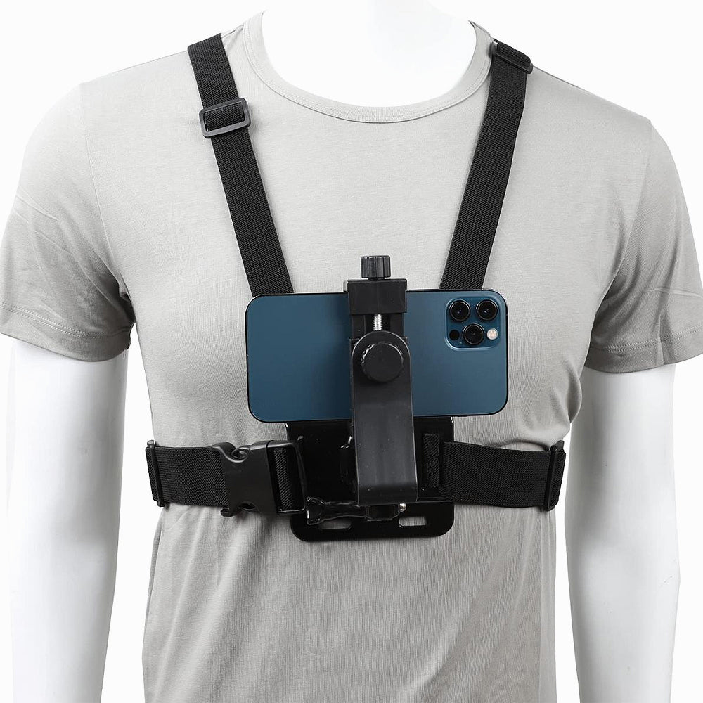 K&F Concept GW41.0045 Phone Chest Strap Harness Fixing Headband Bracket Kit for POV/VLOG