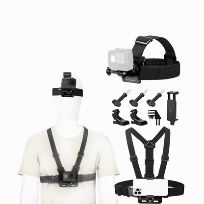 K&F Concept Head Strap & Chest Mount Set SKU.2290