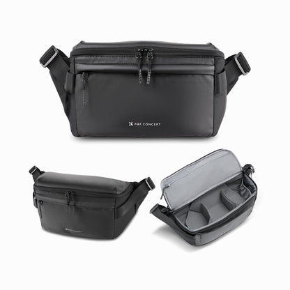 K&F Concept KF13.212 Waterproof Urban Wander Sling/Shoulder Camera Bag (10L) – Black