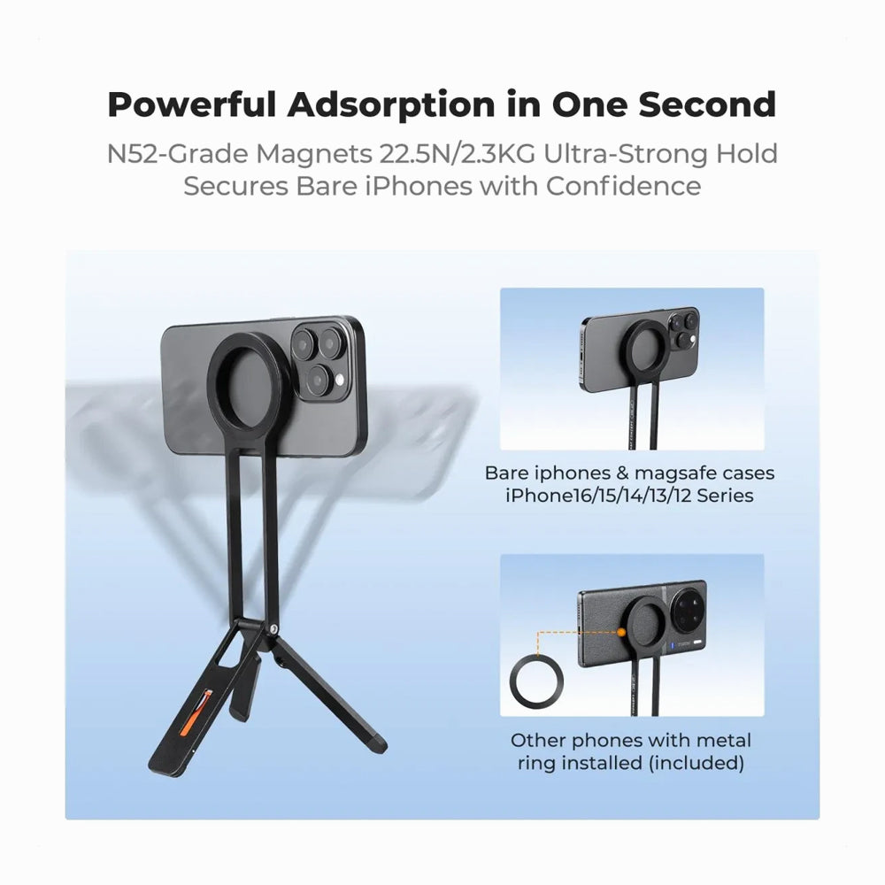 K&F Concept KF31.139V1 Magnetic Phone Tripod Stand