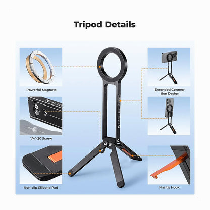 K&F Concept KF31.139V1 Magnetic Phone Tripod Stand