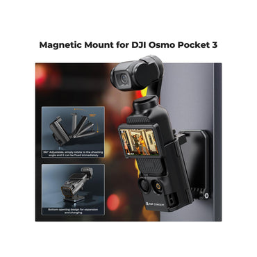K&F Concept Magnetic Mount & Desktop Stand for DJI Osmo Pocket 3/4 – KF31.143