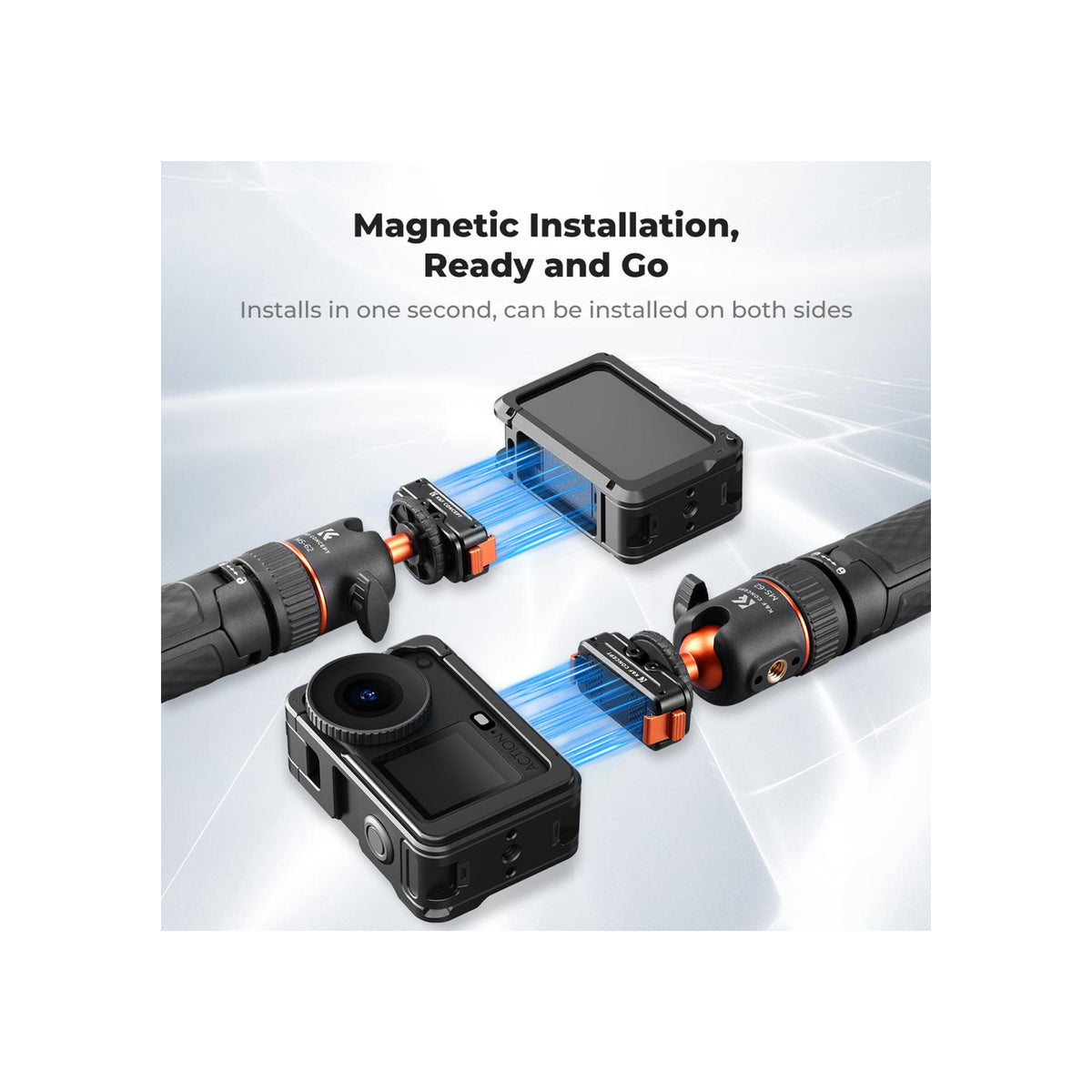 K&F Concept Magnetic Quick-Release Adapter for DJI Osmo Nano & Action 6 – KF12.0027