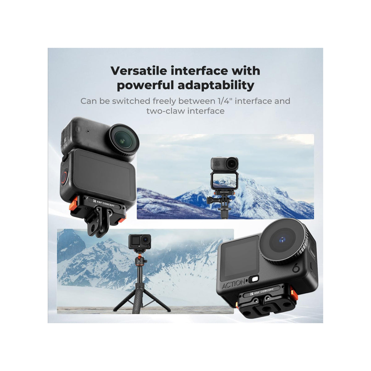 K&F Concept Magnetic Quick-Release Adapter for DJI Osmo Nano & Action 6 – KF12.0027