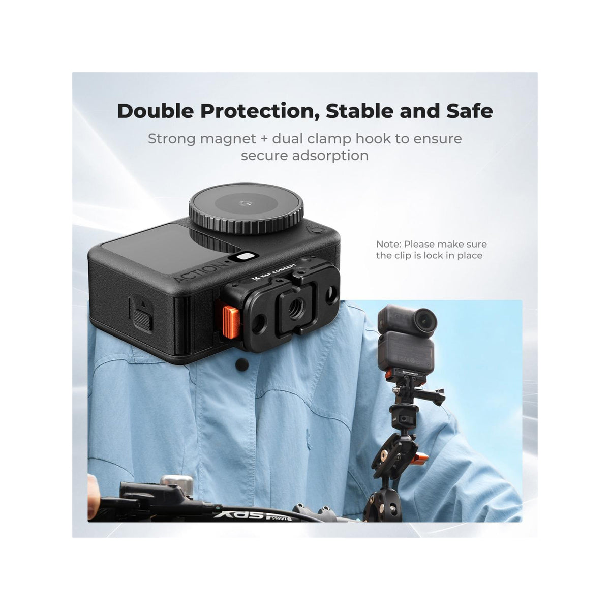 K&F Concept Magnetic Quick-Release Adapter for DJI Osmo Nano & Action 6 – KF12.0027