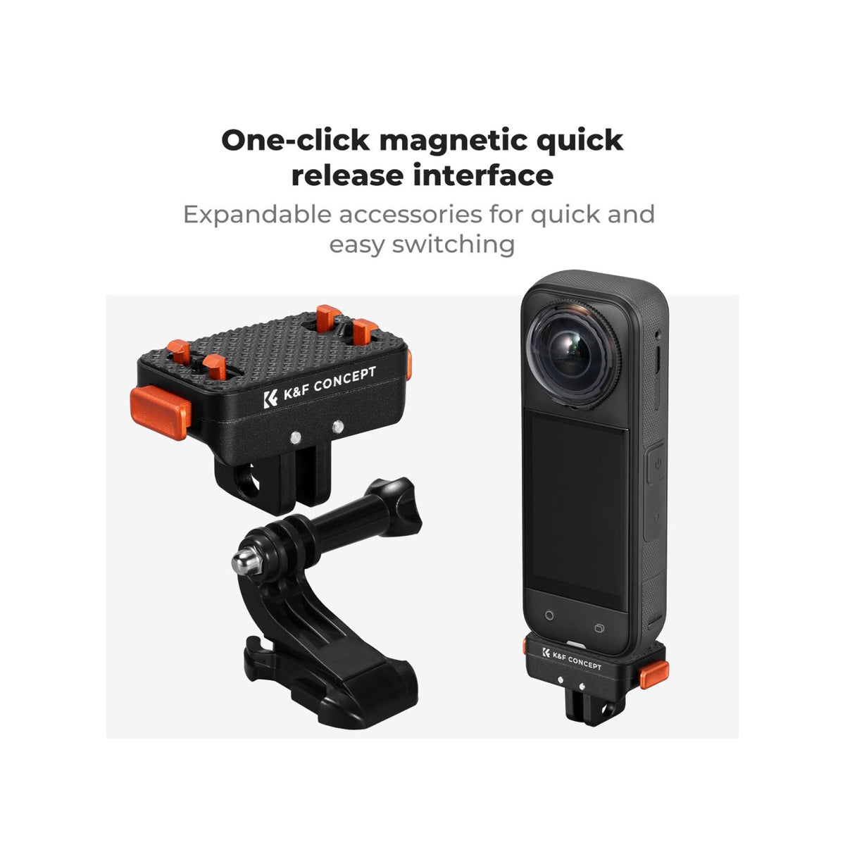 K&F Concept Magnetic Quick Release Adapter for Insta360 X5 & Ace Pro 2