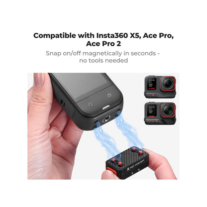 K&F Concept Magnetic Quick Release Adapter for Insta360 X5 & Ace Pro 2