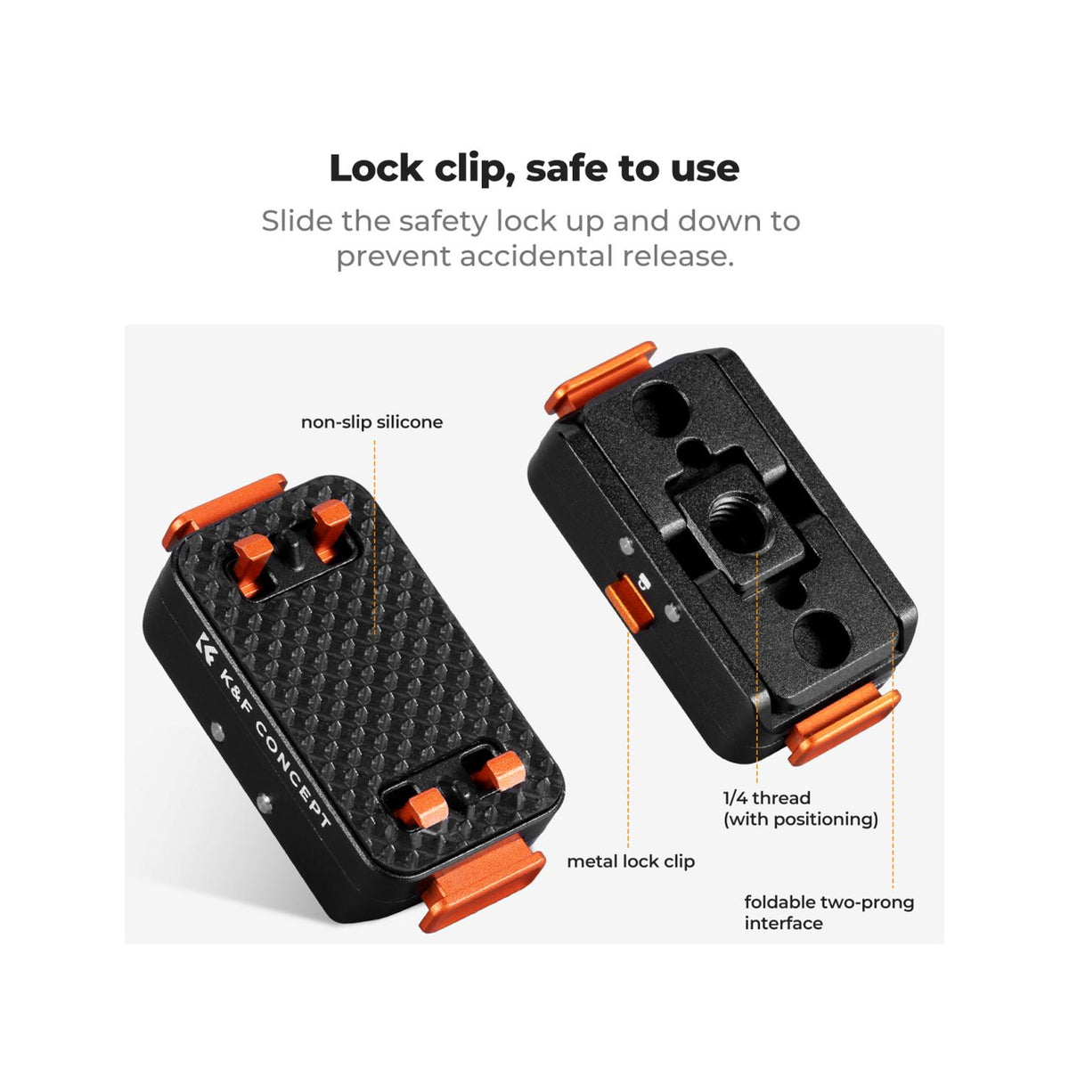 K&F Concept Magnetic Quick Release Adapter for Insta360 X5 & Ace Pro 2