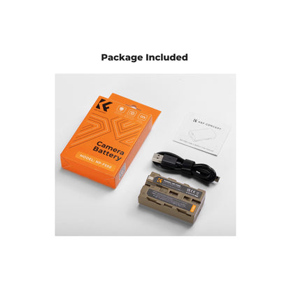 K&F Concept NP-F550 3500mAh USB-C Rechargeable Battery-KF28.0035