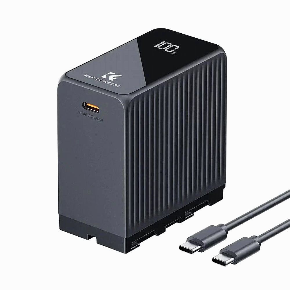 K&F Concept NP-F970 10500mAh Replacement Battery with USB-C Port KF28.0073