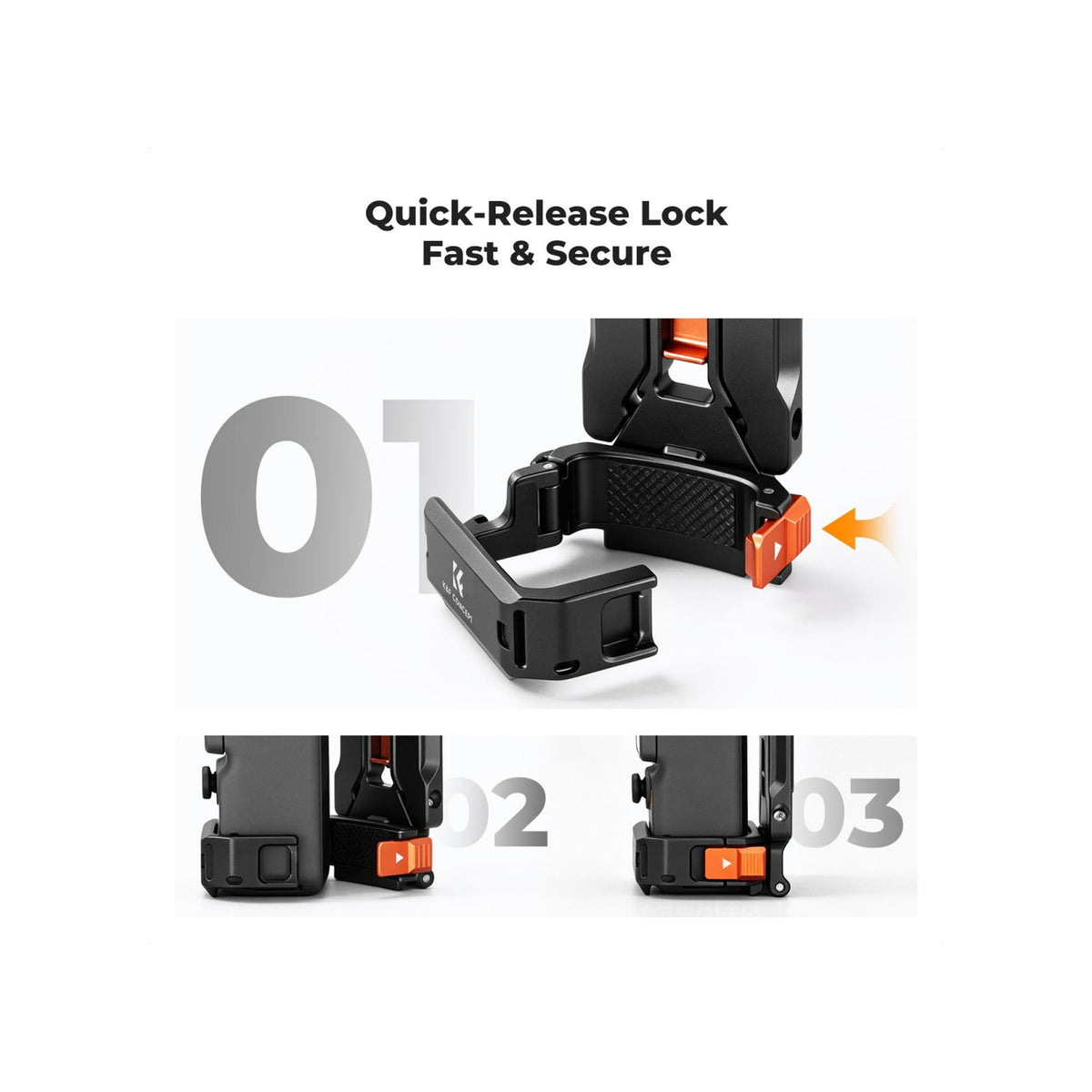 K&F Concept PP63 Magnetic Expansion Frame for DJI Osmo Pocket 4 / Pocket 3