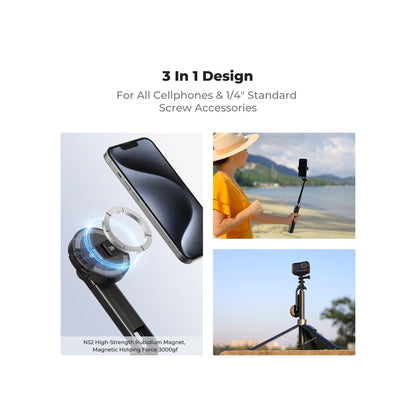 K&F Concept Popod 72" 3-in-1 Magnetic Phone Tripod & Selfie Stick – KF15.0015