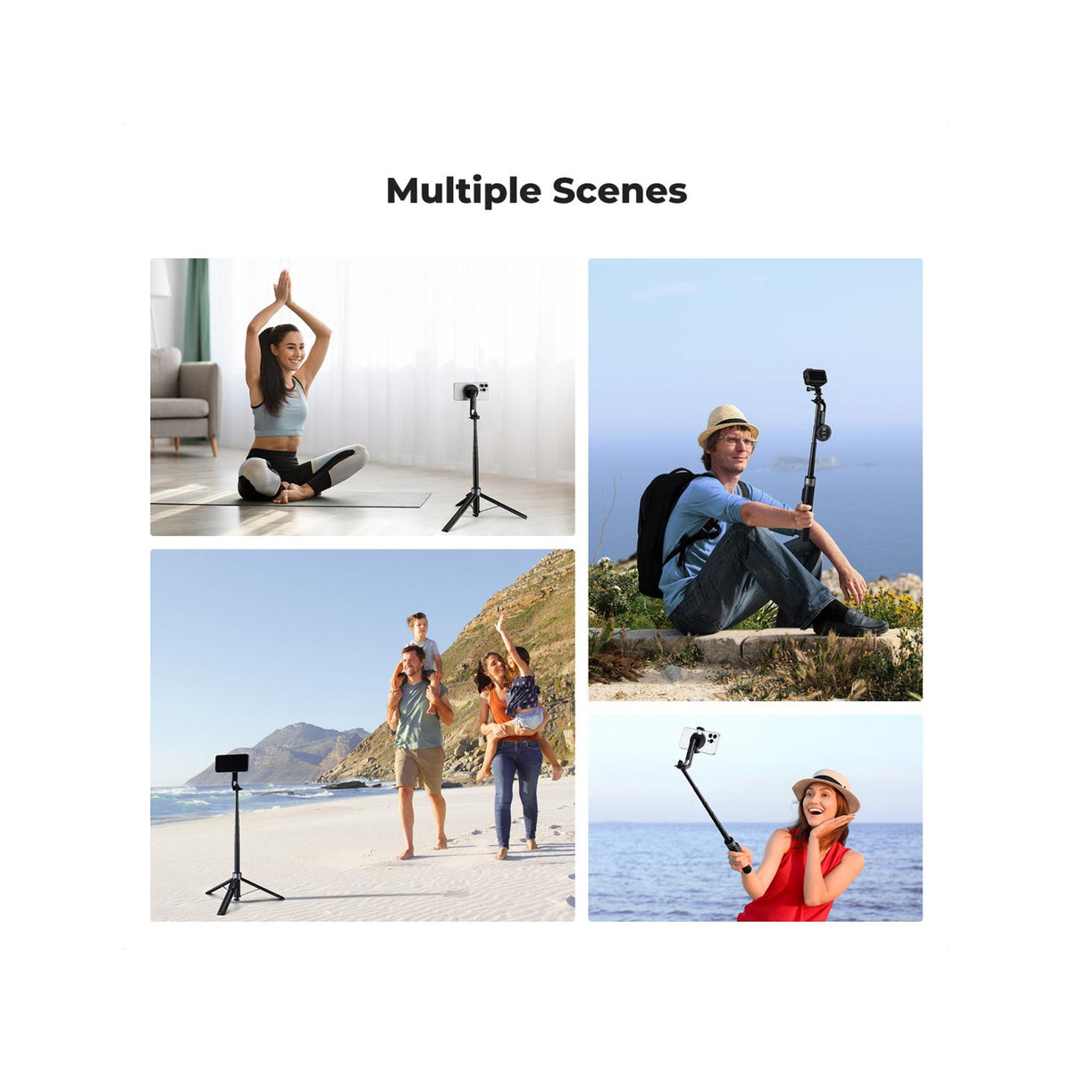 K&F Concept Popod 72" 3-in-1 Magnetic Phone Tripod & Selfie Stick – KF15.0015