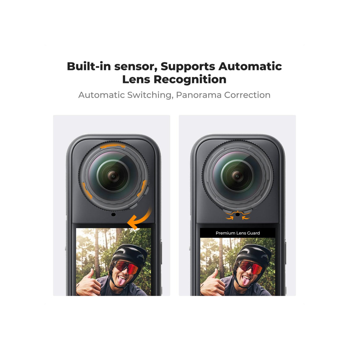 K&F Concept Premium Lens Guards for Insta360 X5 – KF31.185
