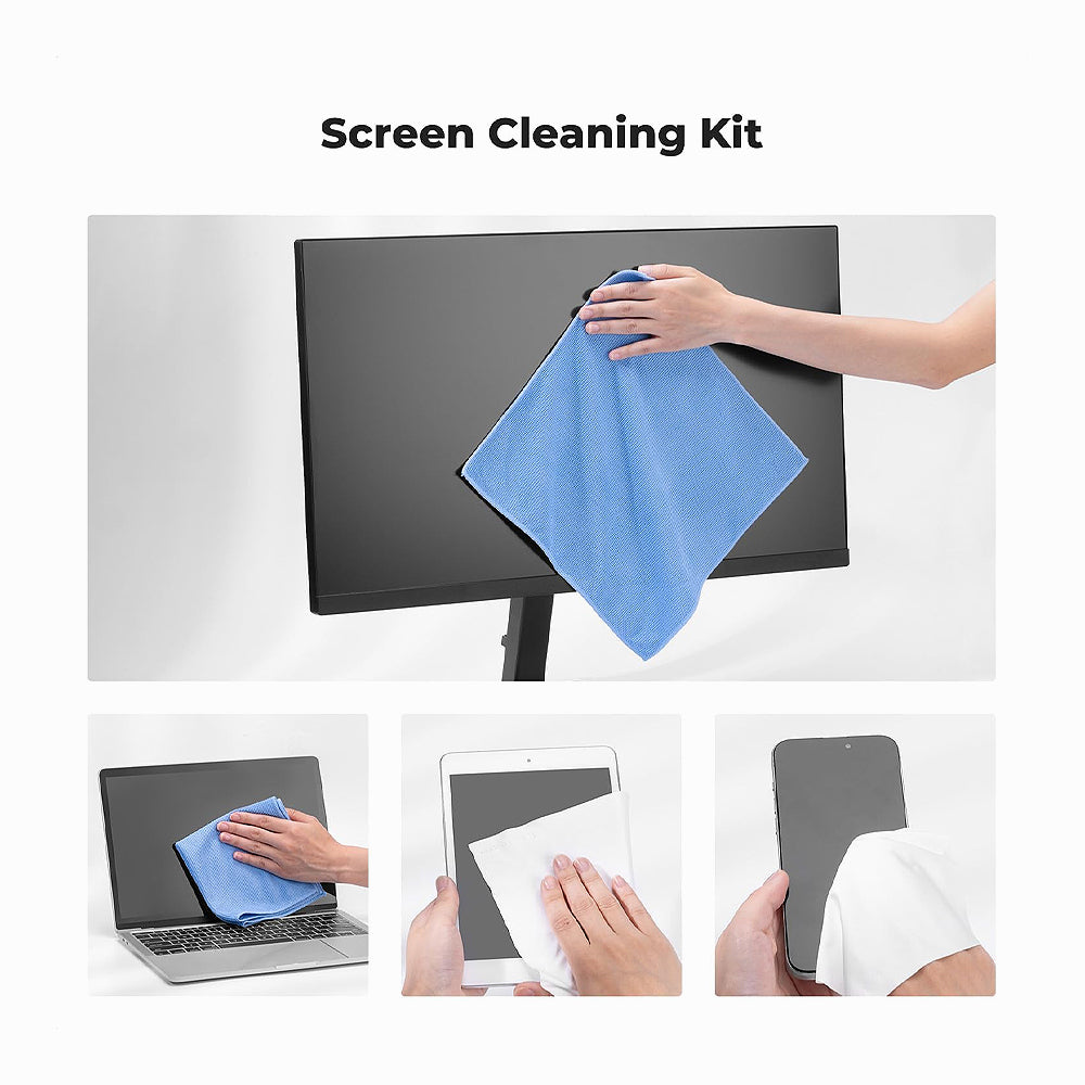 K&F Concept Screen Cleaner 250ml, Microfibre Towels 30 * 30cm and Microfiber Cleaning Cloth 15 * 15cm