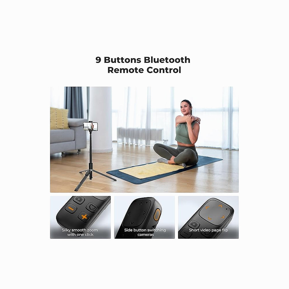 K&F Concept Selfie Stick for phones  Black-KF15.0002