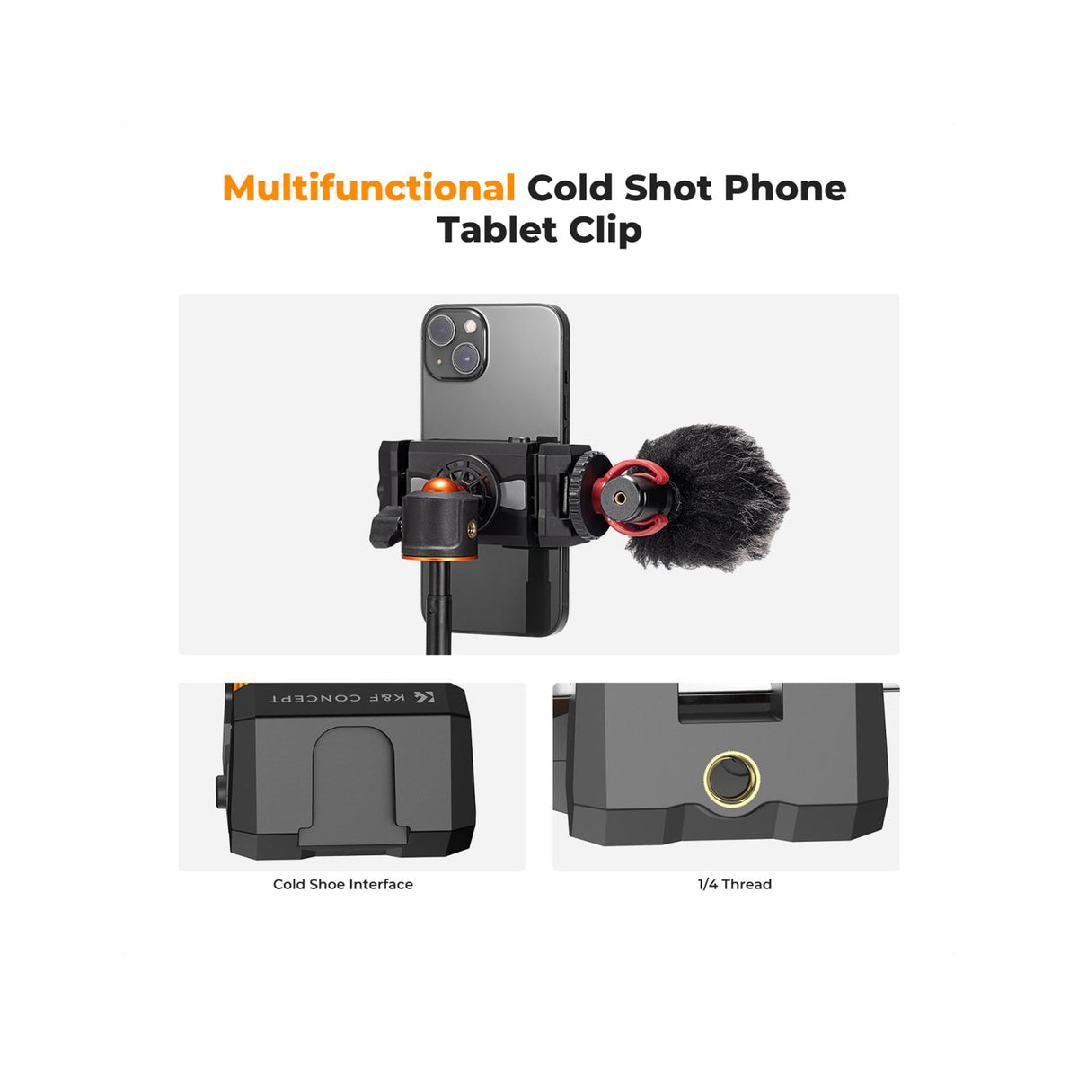 K&F Concept Tablet & Phone Tripod Mount Adapter – KF31.095