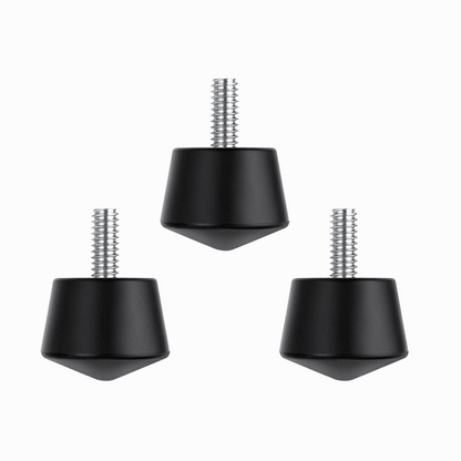 K&F Concept Universal Anti-Slip Rubber Tripod Foot Spikes Compatible with 1/4 inch Thread Tripod Monopod Legs Feet Replacement Parts (3 PCS)