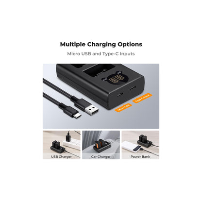 K&F EN-EL25 Dual Channel charger for Nikon Camera-KF28.0031S1