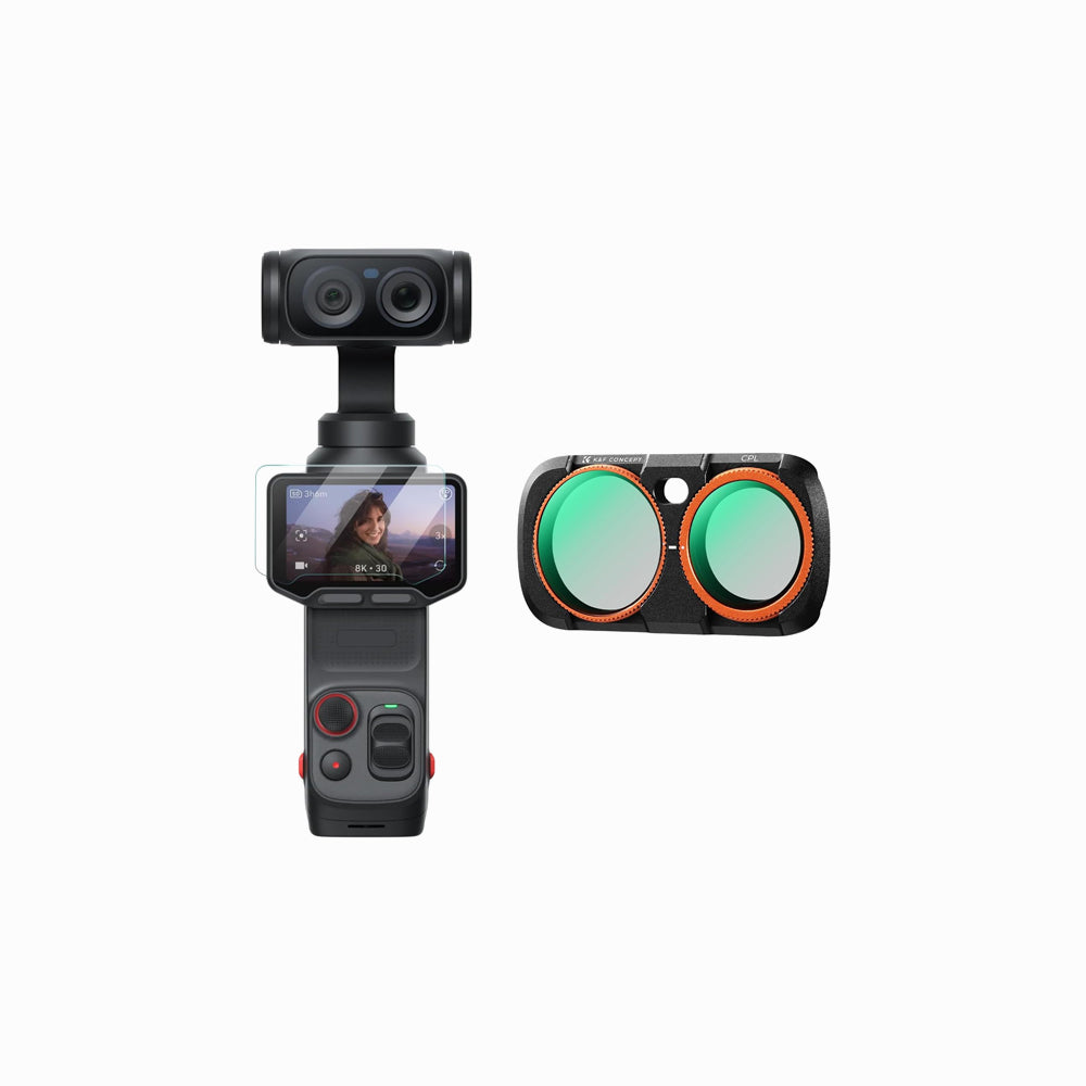 K&F Concept CPL Filter for Insta360 Luna Ultra – Magnetic Polarizing Filter