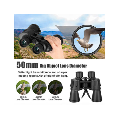 K&F CONCEPT 20x50 Adult High-Power Binoculars with Low-Light Night Vision(KF33.023)