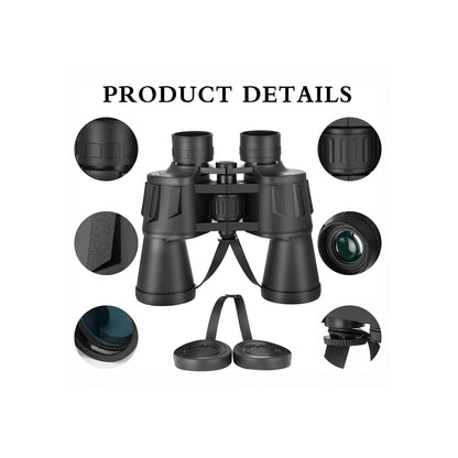 K&F CONCEPT 20x50 Adult High-Power Binoculars with Low-Light Night Vision(KF33.023)
