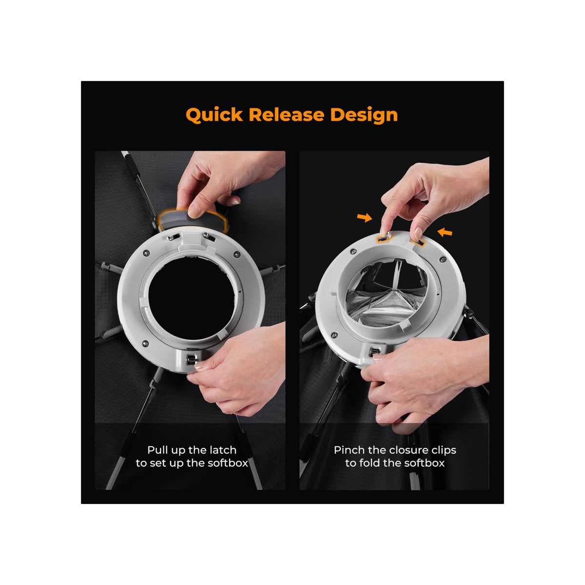 K&F CONCEPT Octagonal Softbox, 65cm Quick Release with Bowens Mount-KF18.0015