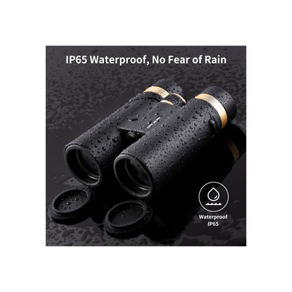 K&F Concept 12x42 HY1242 Waterproof BAK4 Roof Prism Binocular with 5.8 Degree Field of View (KF33.011)
