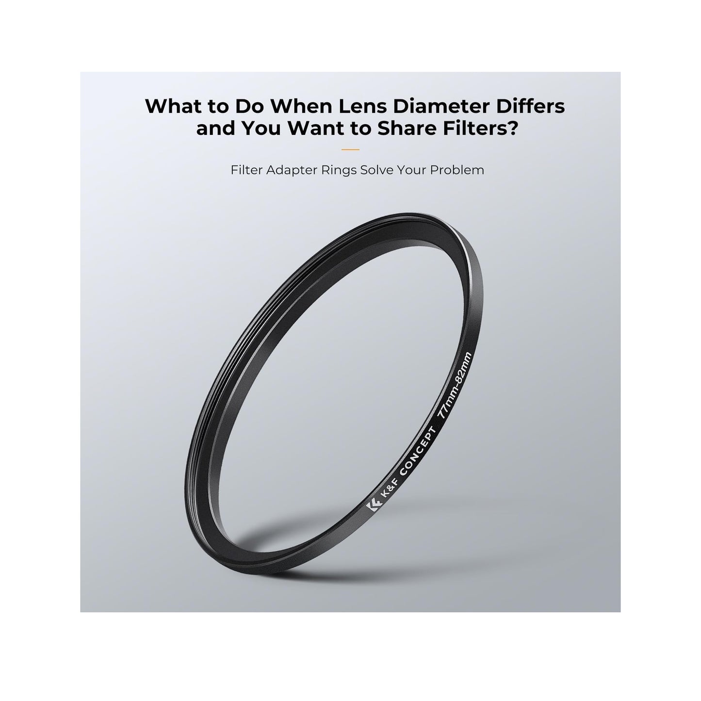 K&F Concept 18 Pieces Filter Ring Adapter Set (SKU.0629)