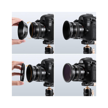 K&F Concept 18 Pieces Filter Ring Adapter Set (SKU.0629)