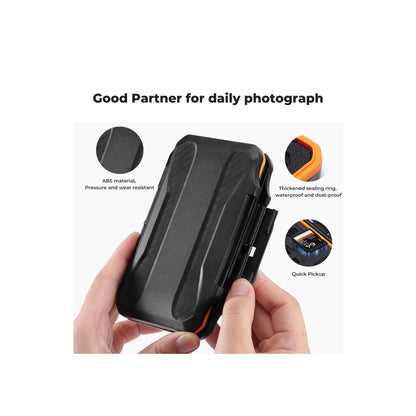 K&F Concept 36 Slots SD Micro SD Memory Card Case, Water-Resistant SD Card Holder, Anti-Shock Card Carrying Storage Box for 24 Micro SD SDXC SDHC TF Cards and 12 SD SDXC SDHC Cards (KF31.106)